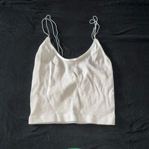 Forever 21 s/m white tank top